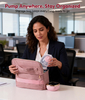 NCVI Wearable Breast Pump, in-Bra Hands-Free Electric Pump with Carry Case