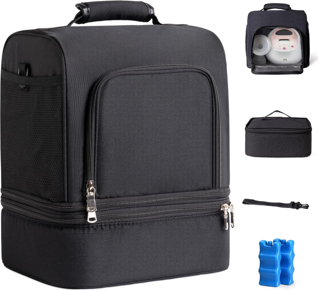 NCVI Breast Pump Backpack, Double Layer Removable, for Spectra/Medela