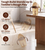 NCVI Sippy Cups for Toddlers 1-3, Toddler Cups, Spill Resistant, 6oz, Brown