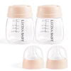 LUCINA BABY silicone baby bottle - breast-shaped nipple, anti-colic, BPA-free, 3-in-1 for pumping, feeding and storing