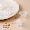 Flange Inserts 4PCS 19mm for 24mm Flanges of Most Pumps, BPA Free Silicone Flange Inserts, Breastfeeding Pump Accessories