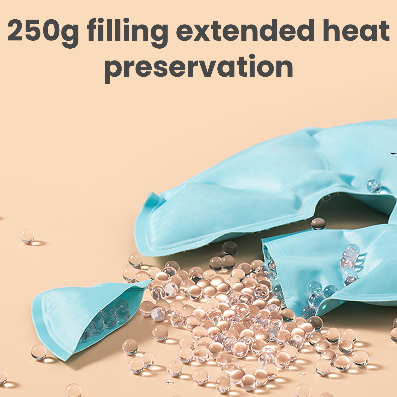 LUCINA BABY compress pad with 250g filling - extended heat retention for lasting relief during breastfeeding